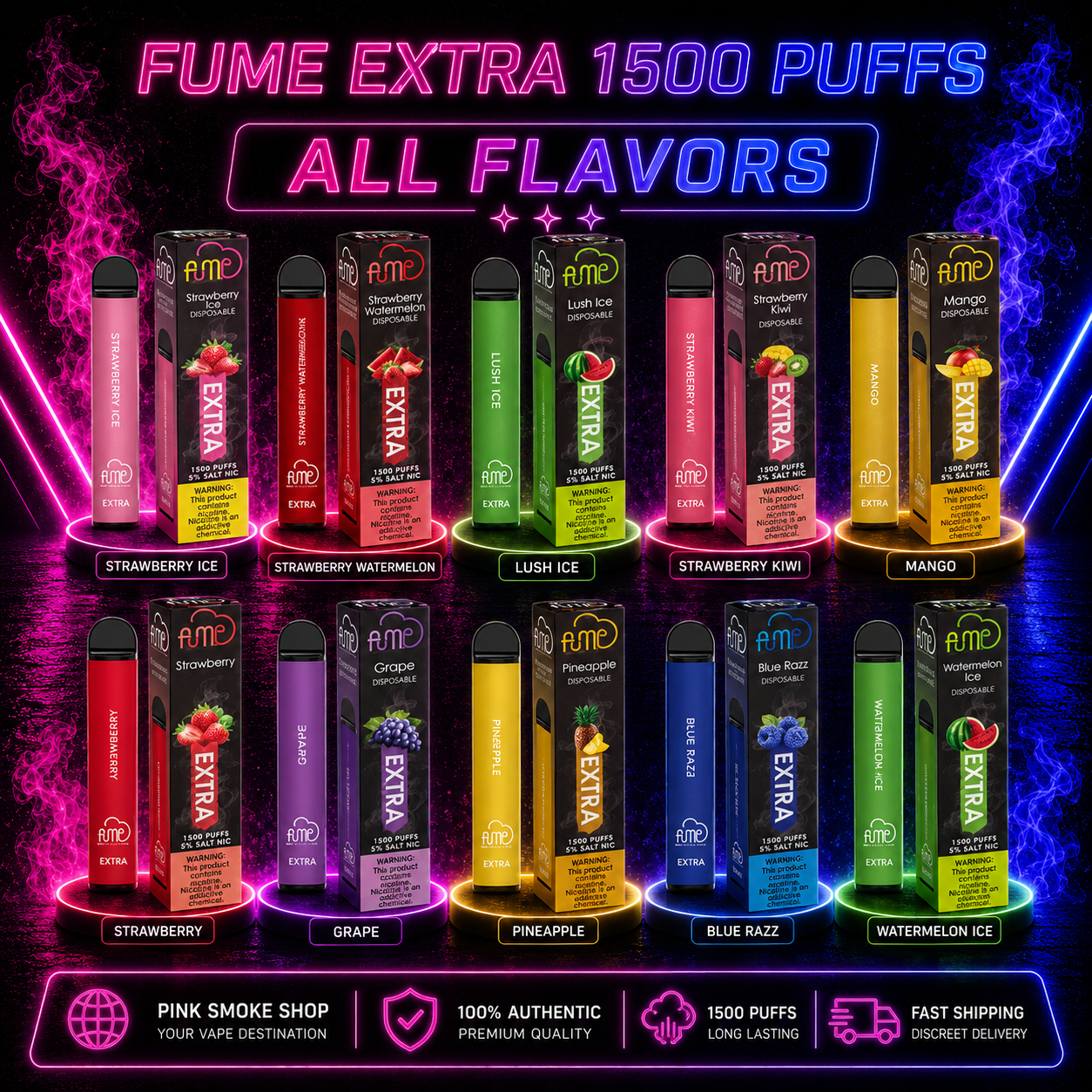 disposable vapes flavours Fume Extra 1500 Puffs Vape | 5% Nicotine shatterizer how to use Color:Space Black Foger Switch Pro Pod