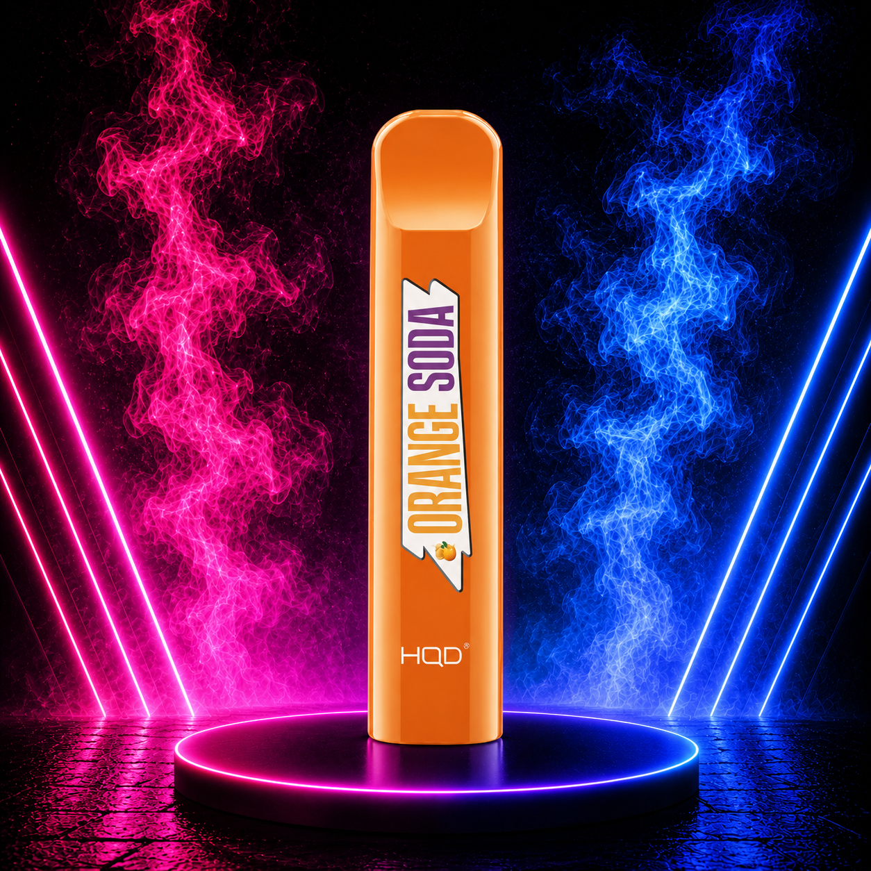 HQD Cuvie V1 Orange Soda 300 Puffs Disposable Vape Sweet Citrus Orange Soda Flavor Pre-Filled Vape Device