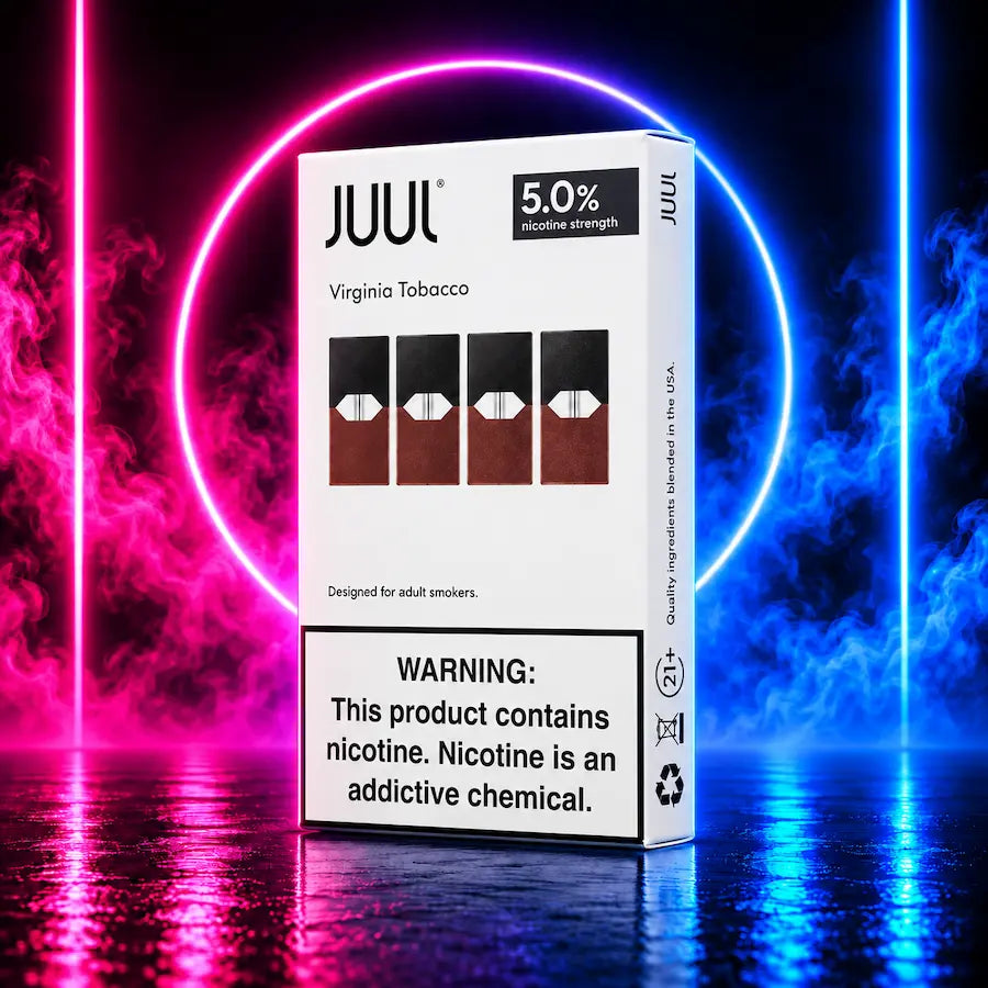 JUUL Virginia Tobacco Pods 5% Nicotine 4 Pack