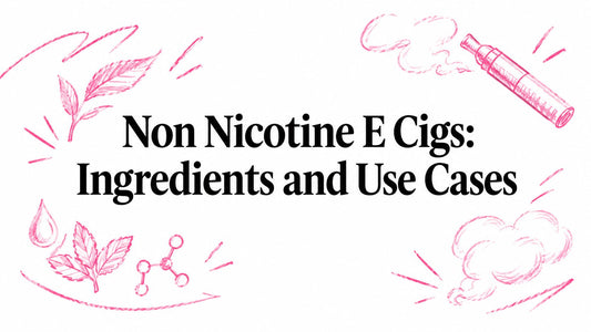 Non Nicotine E Cigs: Ingredients and Use Cases