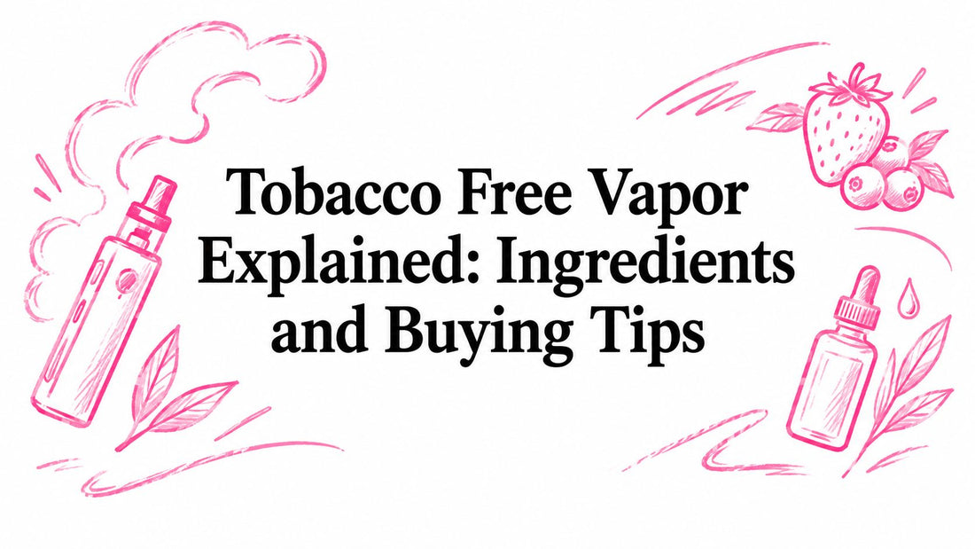 Tobacco Free Vapor Explained: Ingredients and Buying Tips