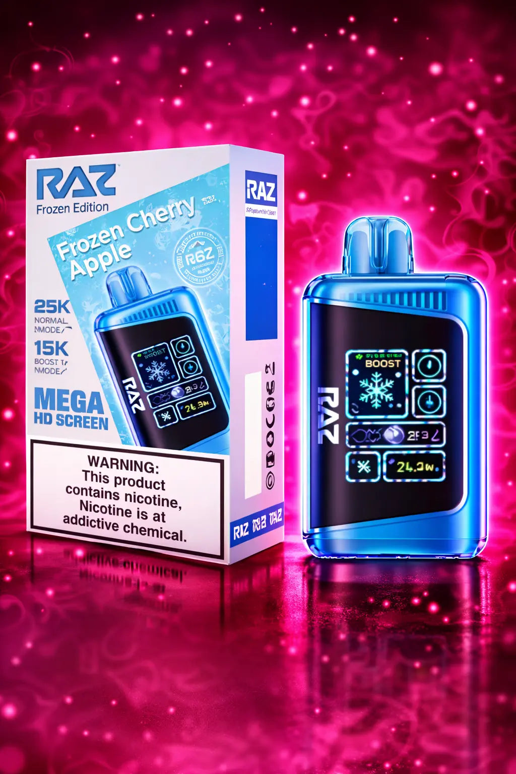 RAZ Frozen Edition Cherry Apple Disposable Vape 25000 Puffs Miami