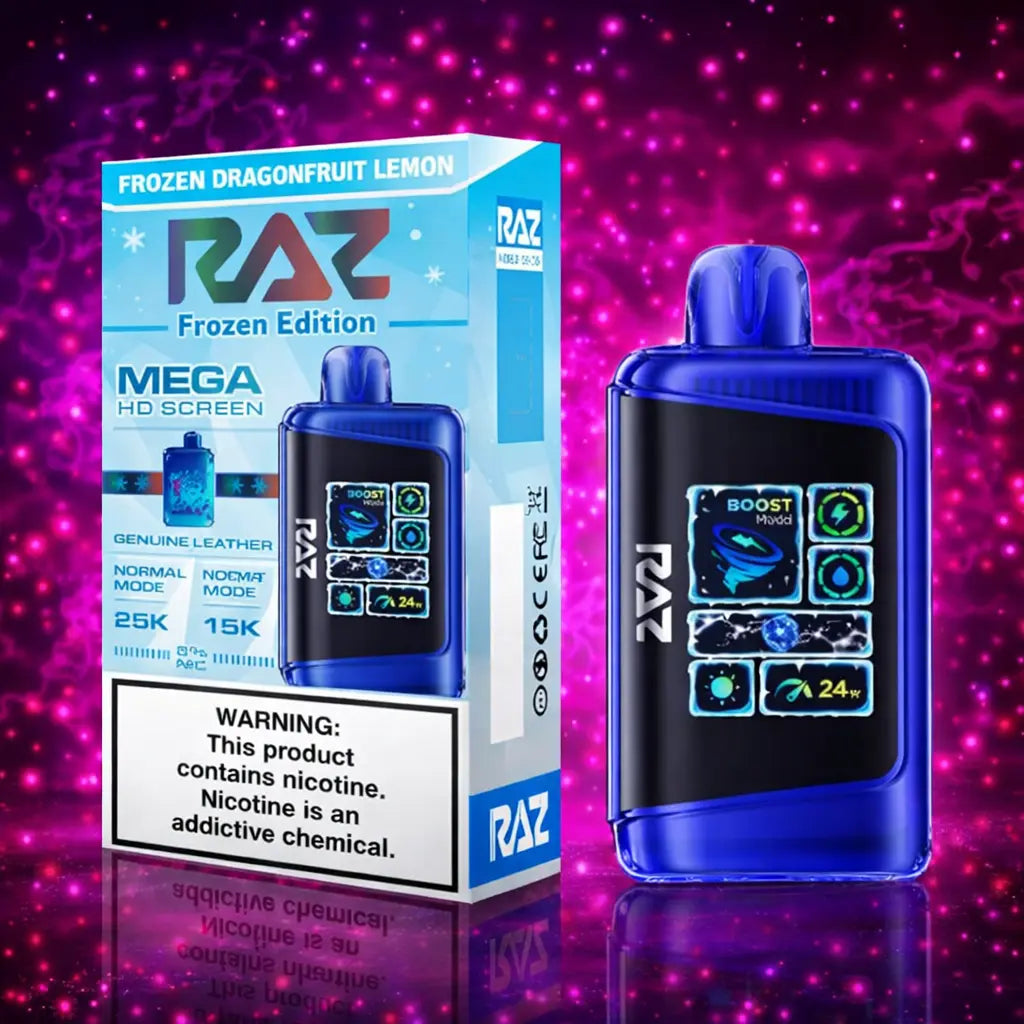 RAZ LTX Frozen DragonFruit Lemon Disposable Vape 25000 Puffs 5% Nicotine Miami