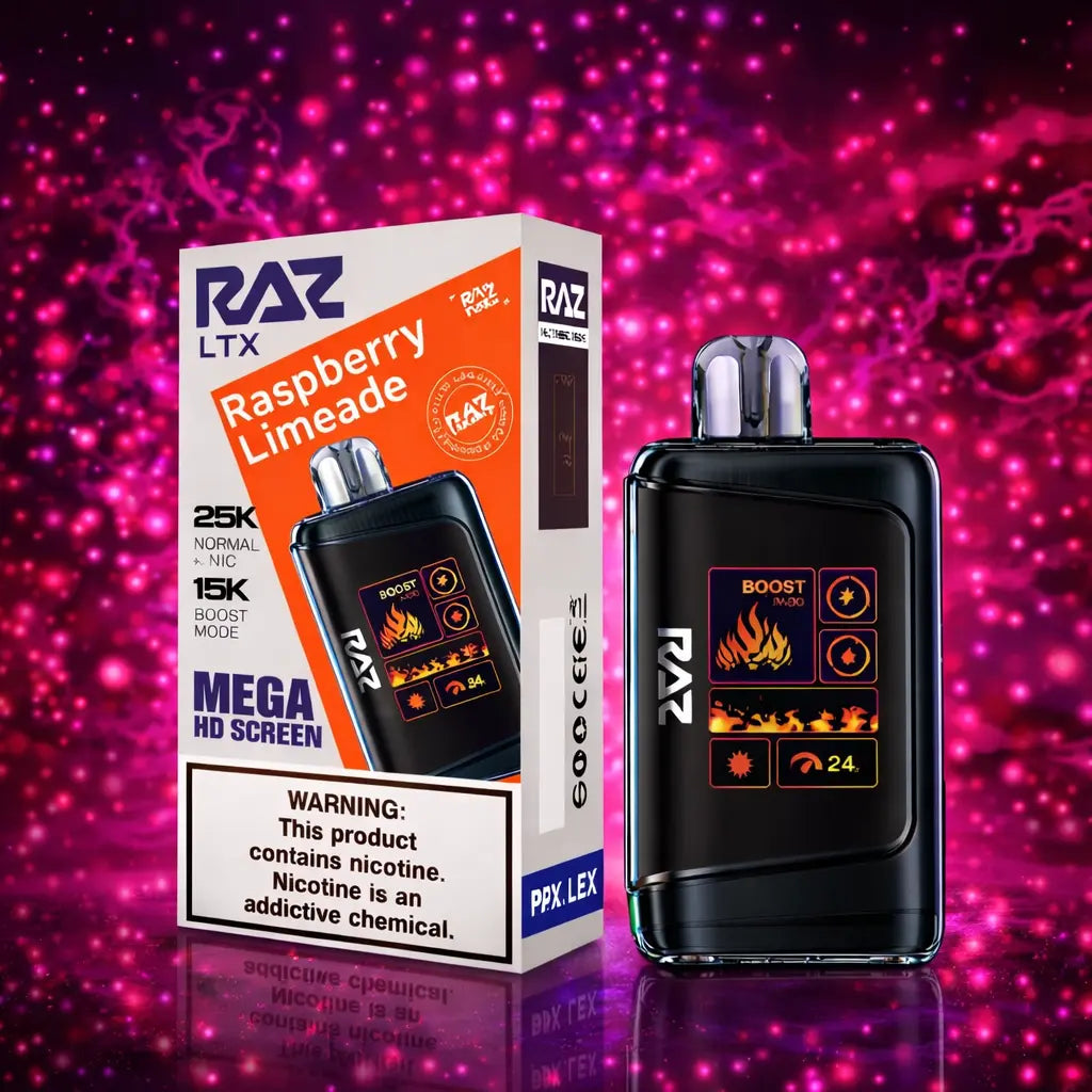 RAZ LTX Raspberry Limeade Disposable Vape 25000 Puffs 5% Nicotine Miami