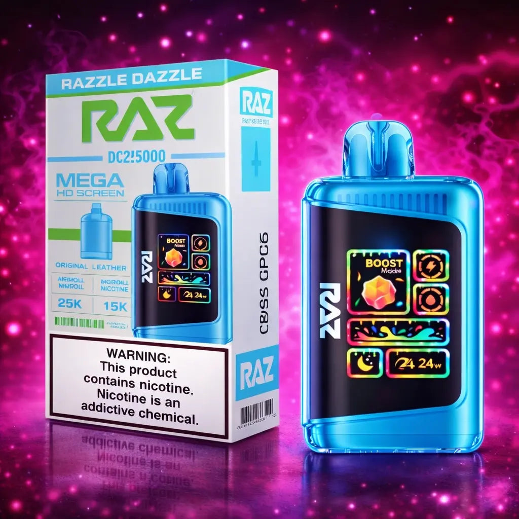 RAZ TLX RAZZLE DAZZLE Disposable Vape 25000 Puffs Miami