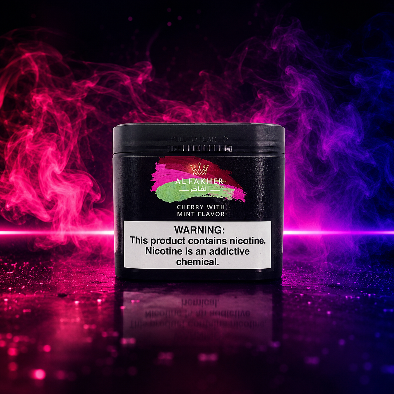 Al Fakher Cherry With Mint Hookah Tobacco 250g cherry and mint shisha flavor