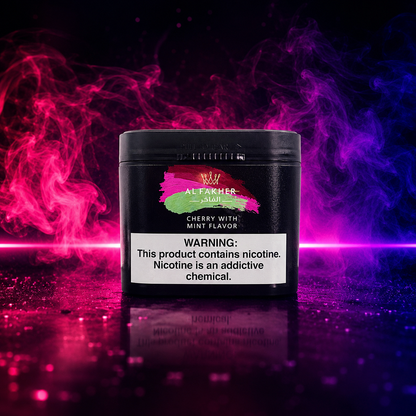 Al Fakher Cherry With Mint Hookah Tobacco 250g cherry and mint shisha flavor