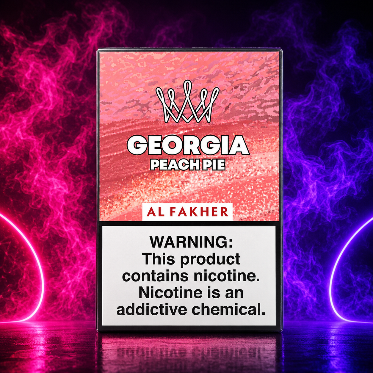 Al Fakher Hookah Tobacco All Flavors collection including Mint, Blueberry, Banana, Vanilla, Magic Love, Orange With Mint and Georgia Peach Pie at Pink Smoke Shop