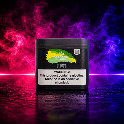 Al Fakher Mojito Hookah Tobacco 250g flavor with refreshing lime and mint taste
