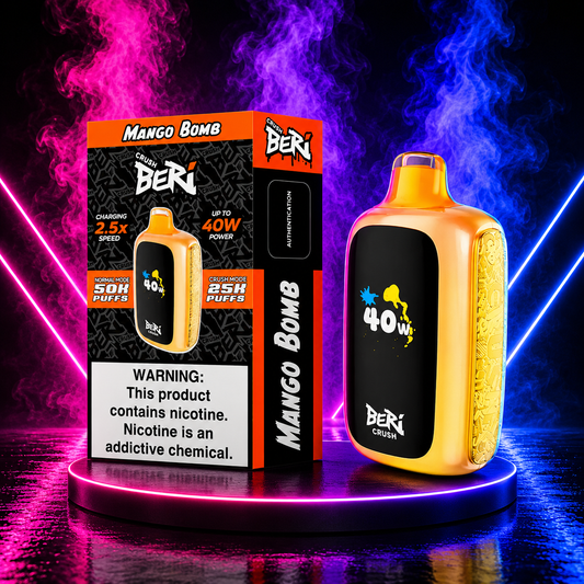 BERI Disposable Vape – Multiple Flavors disposable Vape Miami Pink Smoke Shop 
