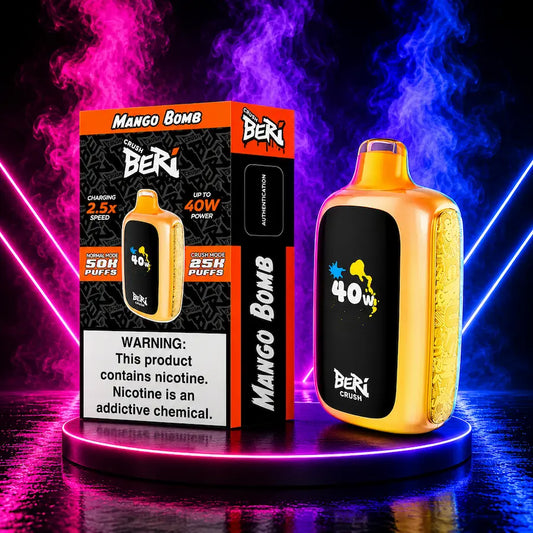 BERI Disposable Vape – Multiple Flavors disposable Vape Miami Pink Smoke Shop 