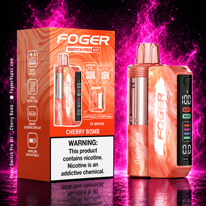 FOGER Switch Pro 30K Disposable Vape Kit – Multiple Flavors