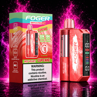 FOGER Switch Pro 30K Disposable Vape Kit – Multiple Flavors