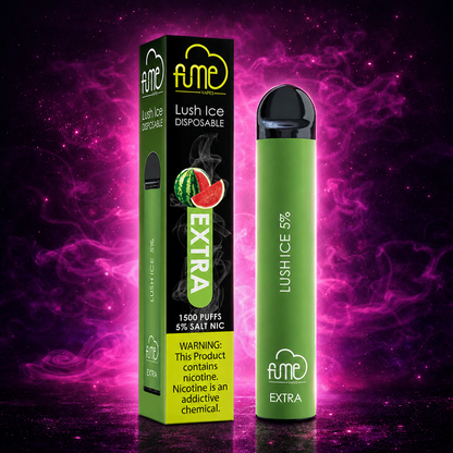 Fume Extra 1500 Puffs Fresh Lush Ice Disposable Vape – Multiple Flavors in Miami Pink Smoke Shop