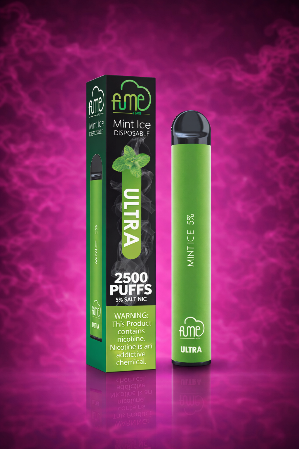 Fume Ultra Mint Ice 2500 Puffs Disposable Vape 5% Salt Nic
