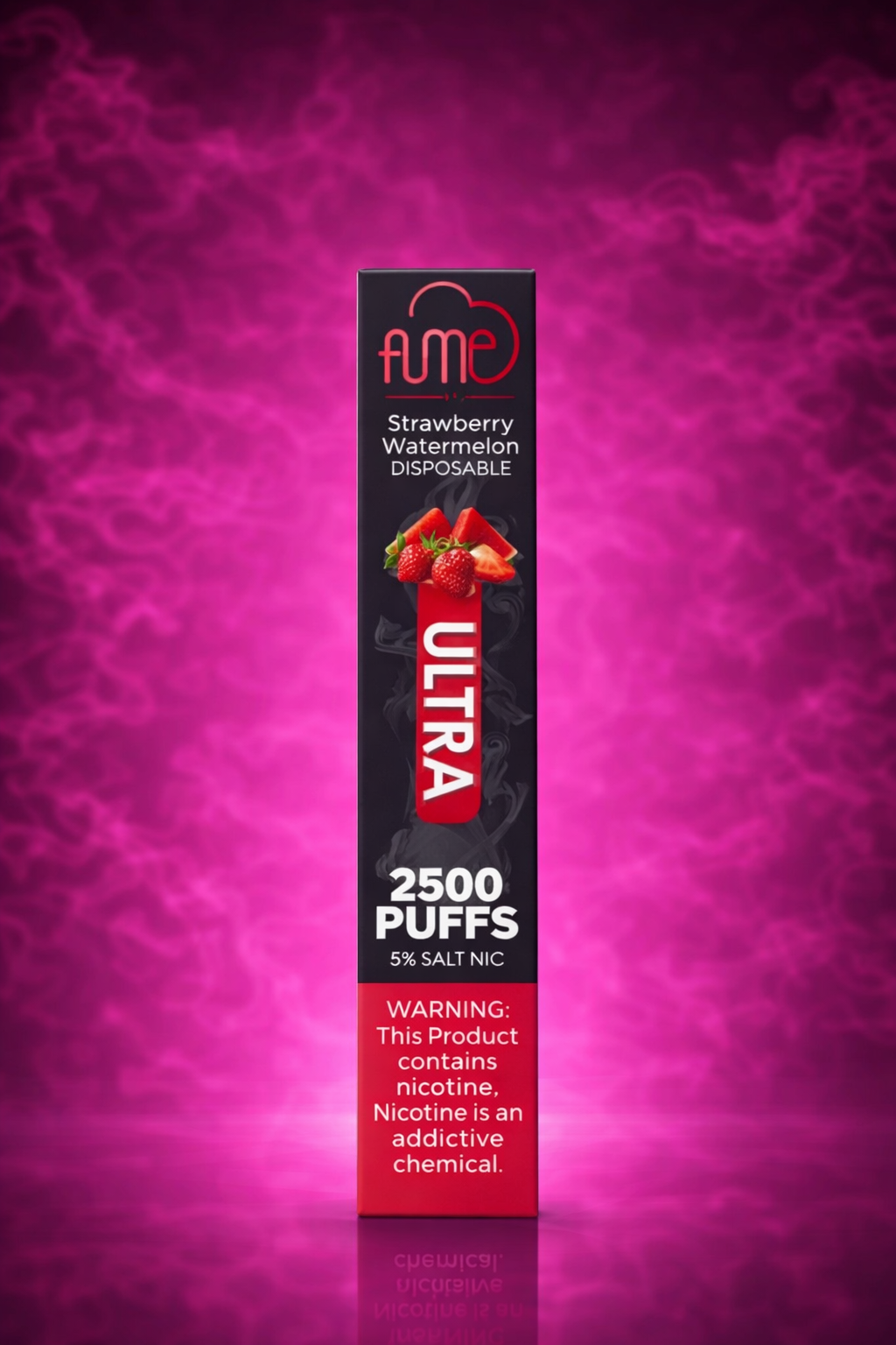 Fume Ultra Strawberry Watermelon 2500 Puffs Disposable Vape 5% Salt Nic