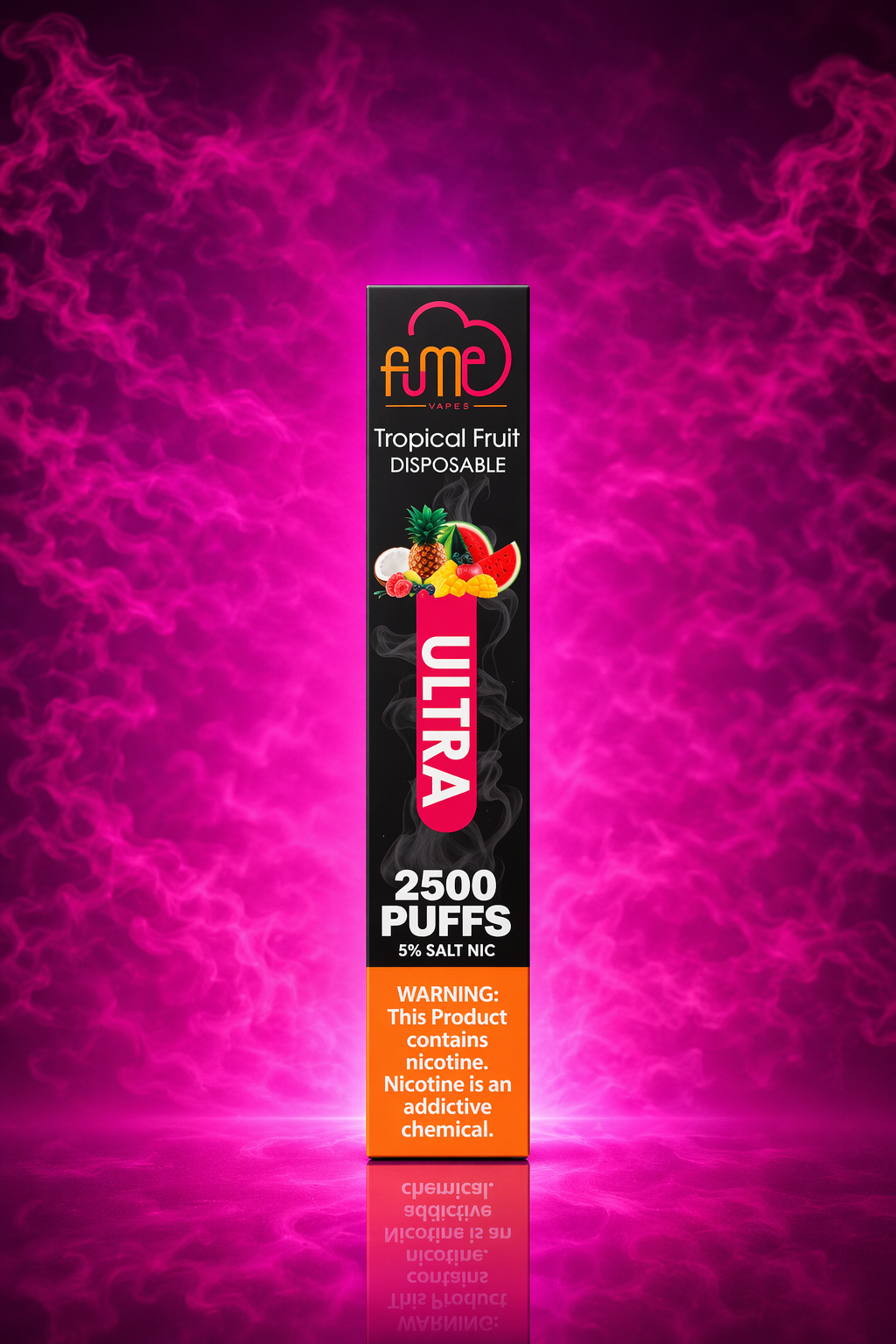 Fume Ultra Tropical Fruit 2500 Puffs Disposable Vape 5% Salt Nic