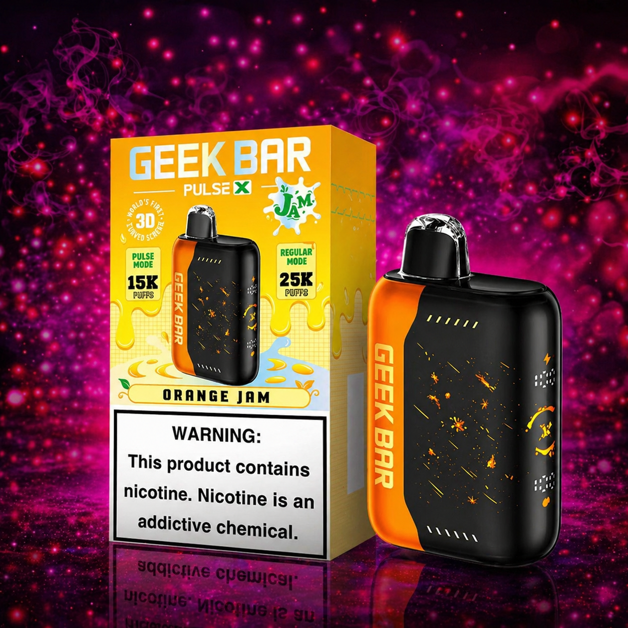Geek Bar Pulse X 25000 Puffs Disposable Vape | Premium Flavors  pink smoke  shop