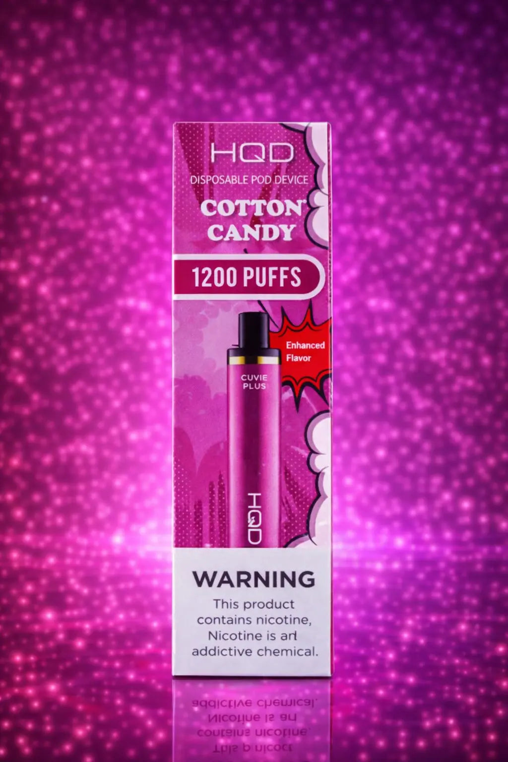 HQD 1200 Puffs Disposable Vape disposable Vape Miami Pink Smoke Shop 