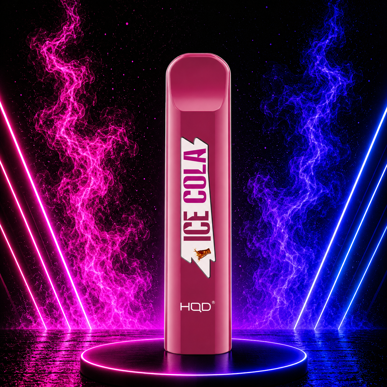 HQD Cuvie V1 Ice Cola 300 Puffs Disposable Vape Classic Cola Flavor with Cooling Ice Finish Pre-Filled Vape Device