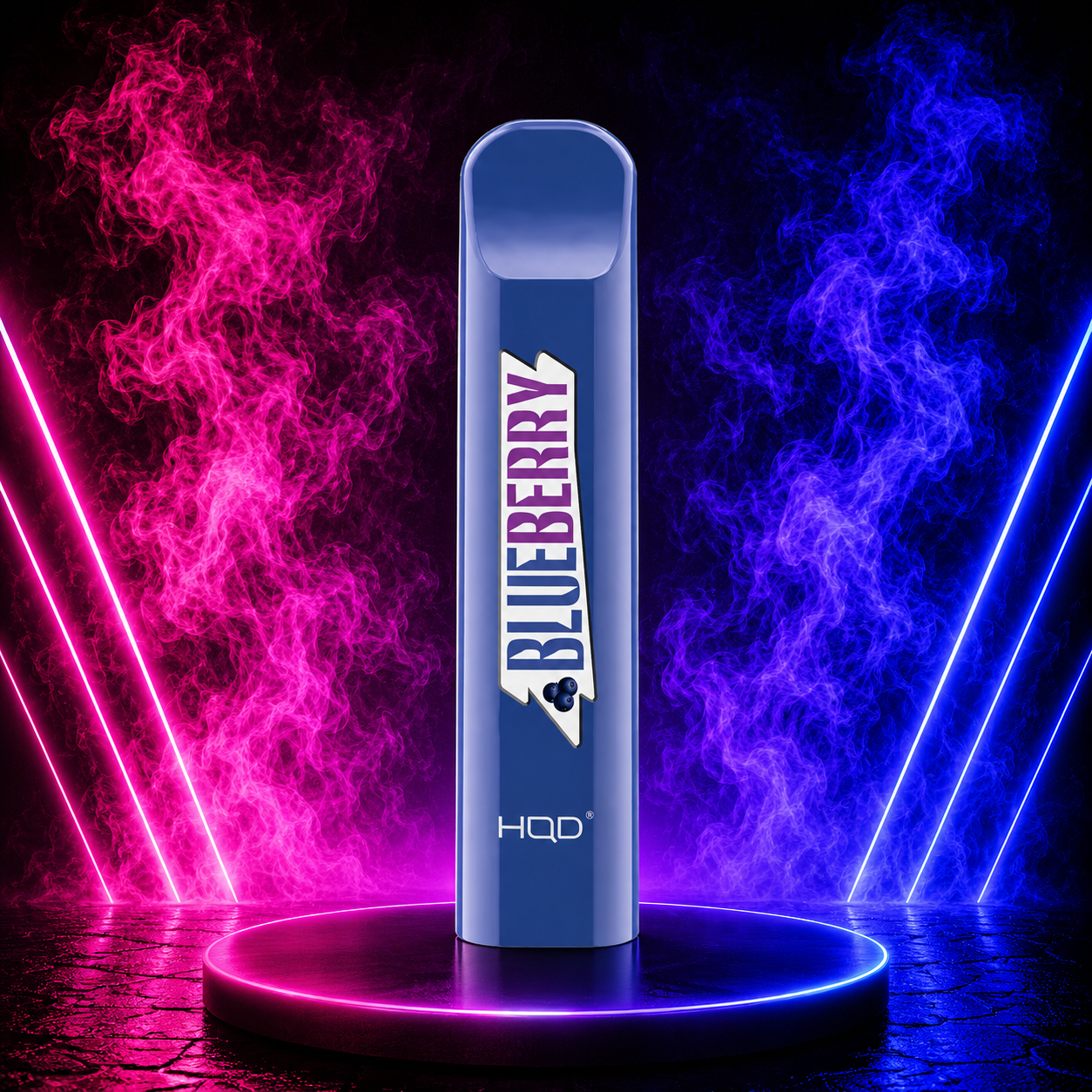 HQD Cuvie V1 Blueberry 300 Puffs Disposable Vape Smooth Berry Flavor Available at Pink Smoke Shop