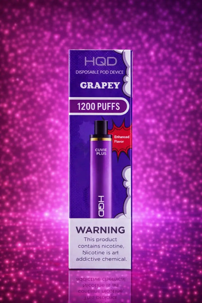 HQD 1200 Puffs Disposable Vape disposable Vape Miami Pink Smoke Shop 