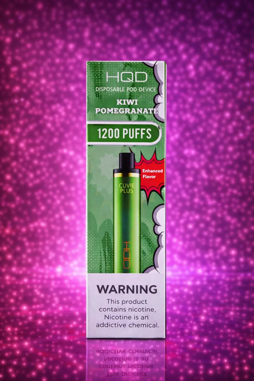 HQD 1200 Puffs Disposable Vape disposable Vape Miami Pink Smoke Shop 