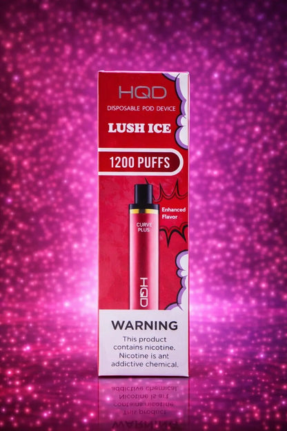 HQD 1200 Puffs Disposable Vape disposable Vape Miami Pink Smoke Shop 