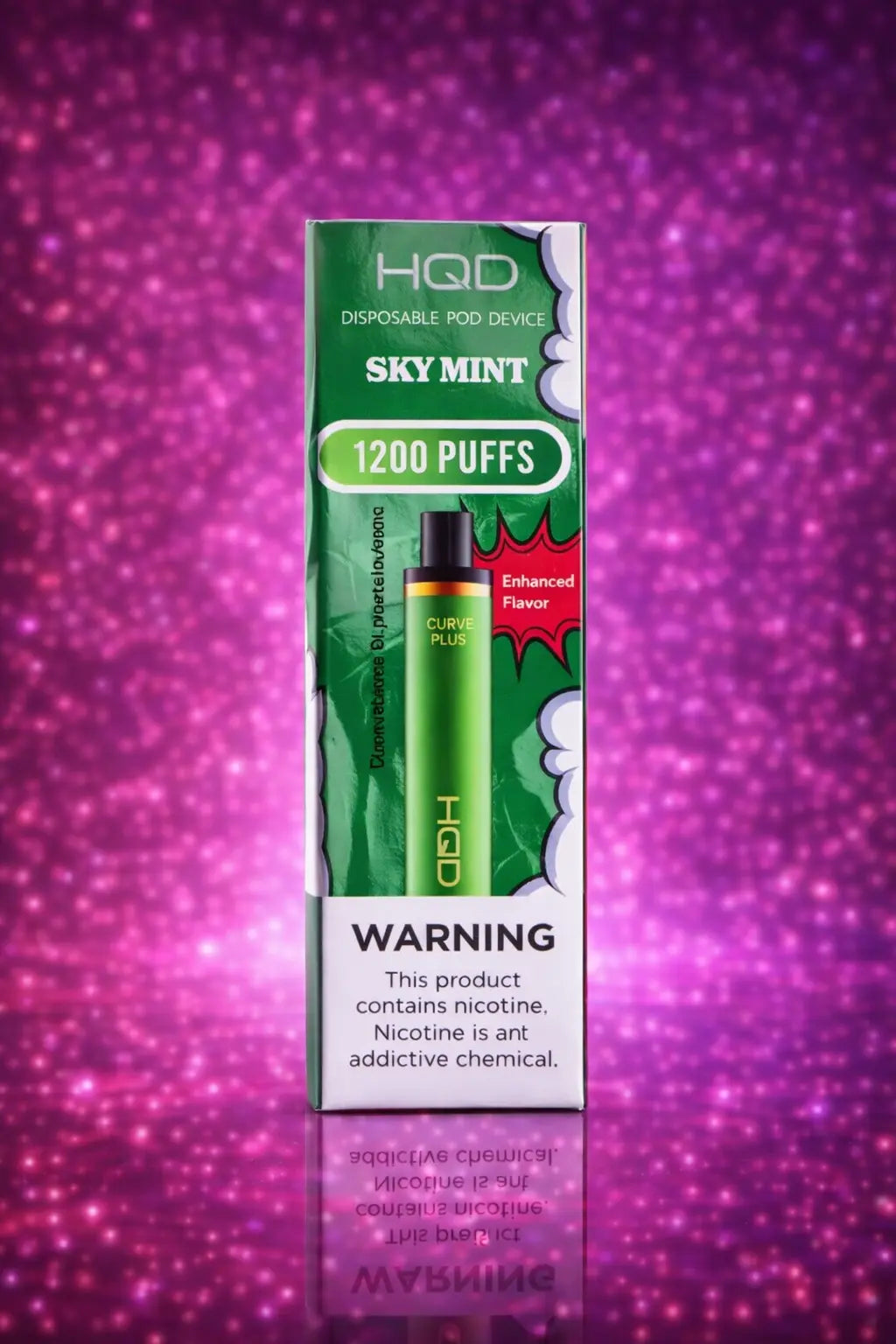 HQD 1200 Puffs Disposable Vape disposable Vape Miami Pink Smoke Shop 