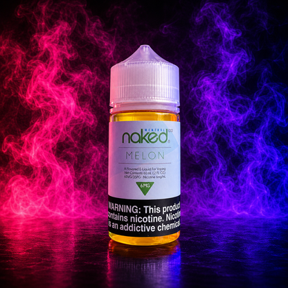 Naked 100 Melon Menthol 6mg Vape Juice 60ml available at Pink Smoke Shop Miami Florida USA