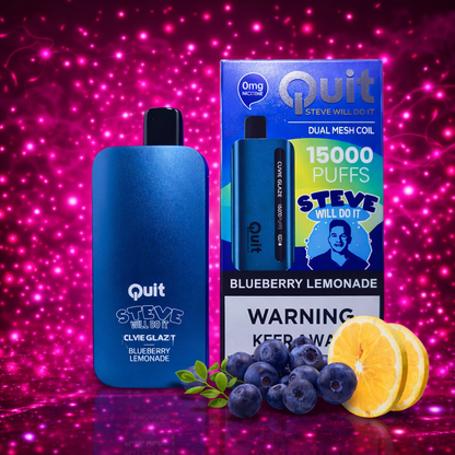 Quit Zero nicotine 15000 Puffs Disposable Vape disposable Vape Miami Pink Smoke Shop 