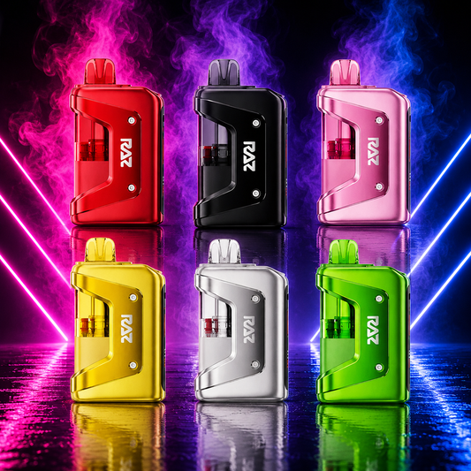 RAZ Vue 50K Starter Kit flavor collection with rechargeable pod system vapes available in Miami Smoke Shop