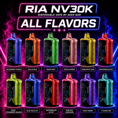Ria NV30K Disposable Vape by Geek Bar – 30,000 Puffs